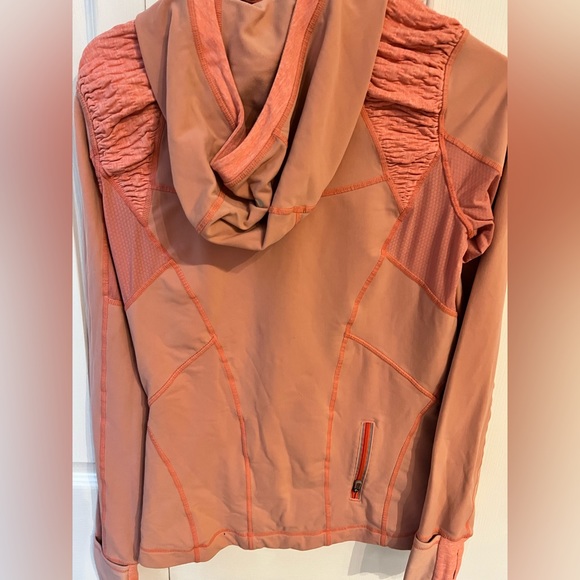 lululemon alpine pullover half zip in persimmon size 6/8 - Picture 6 of 13
